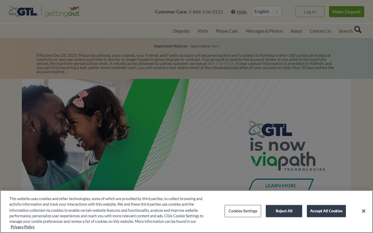 Tablet funding through GTL GettingOut for Middlesex County jail inmates